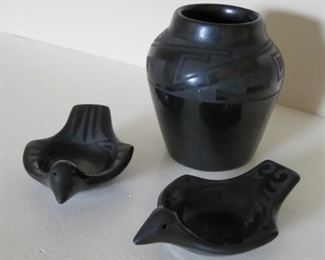 South West black pottery, Jennie & Desideria