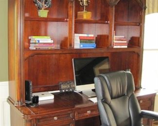 $150.00 Seven Seas by Hooker Credenza book case, 88" tall/34" D/72"W