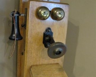 $125.00, Antique telephone