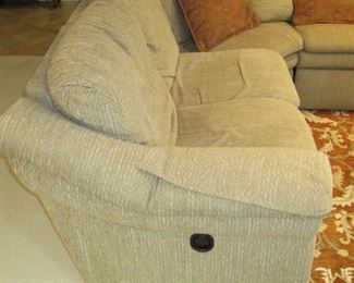 $200, Lazy Boy sectional 3' tall, 8' deep, & 55" extension