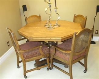 $95.00, Oak game table , 47" across