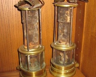 $180.00, Pair of Antique Brass lanterns