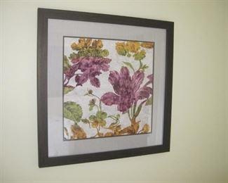 $25.00, Floral print 29 x 29"