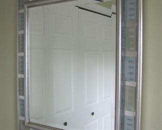 $35.00, Pale shade of blue gray green, 31/27" mirror