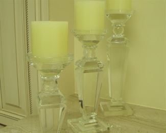$20.00, Mikasa candle set tallest 13"