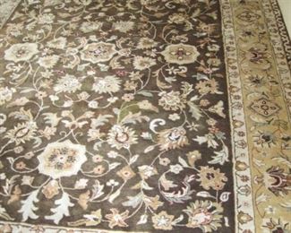 $300.00, Wool Paisley rug 93" x 11'