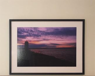 Puget Sound at sunset photograph