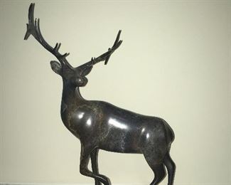 Robert Deurloo's Elk, "The Majestic One," bronze