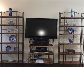 Charleston bookcases & tv stand