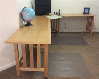 Mission style desk