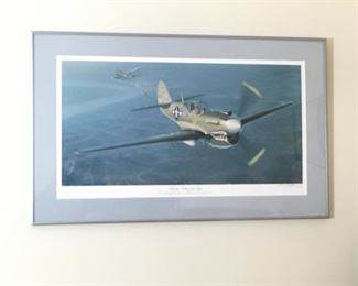 'Into the Teeth of the Tiger' by William S. Phillips '84 lithograph