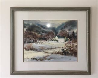 S. Tortora watercolor