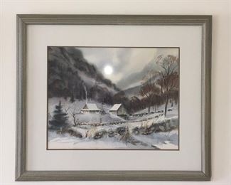 S. Tortora watercolor