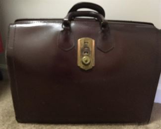 Vintage leather briefcase