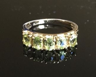 Peridot ring