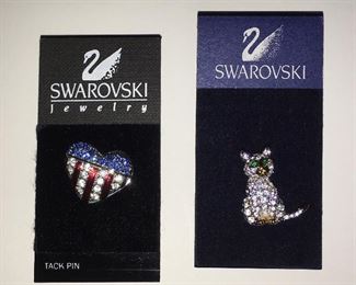 Swarovski brooches