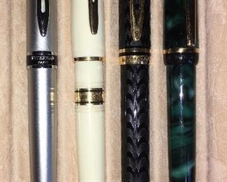 Variety of Waterman fountain pens