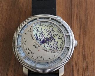 Planisphere watch