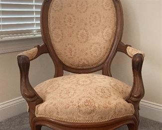 French Louis XV open armchair
