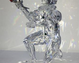 Swarovski's Harlequin crystal figurine (with box)