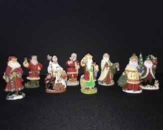 Santa figurines from around the world