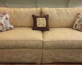 Kincaid (La-A-Boy) sofa; decorative pillows