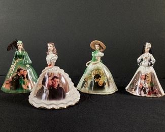 Scarlet O'Hara porcelain figurines