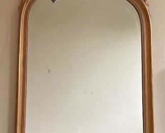 Gilded wall mirror (large)