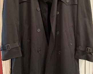 Men's Trench coat with removable liner