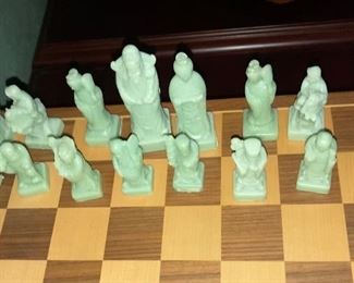 Alternate view of chess pieces