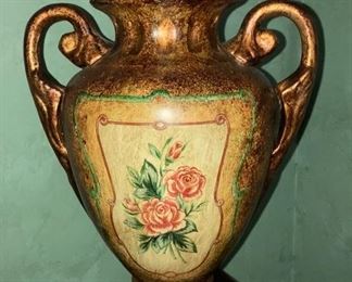 Hand painted urn