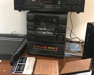 Aiwa and Yamaha equipment 