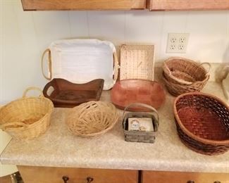 Assortment of Baskets Painted Coasters