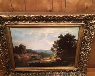 Gold Framed Print