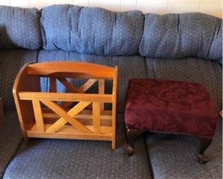 Magazine Rack and FootStool
