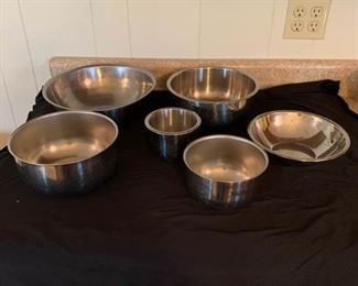 Stainless Steel Bowl Lot