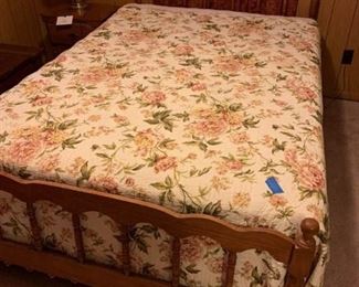 Vintage Full size Headboard Footboard