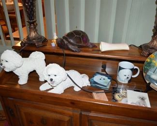 Danbury Mint Bichon Frise figures $22 each