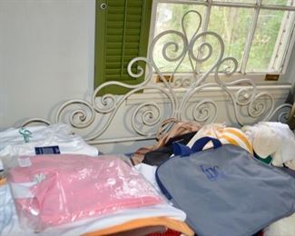 wrought iron bed