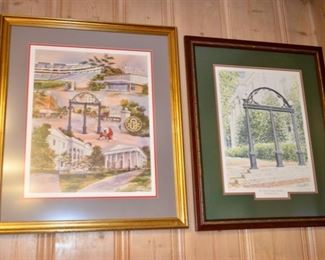 University of Georgia prints