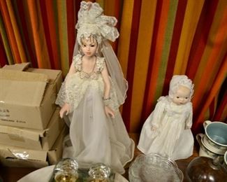 Seymour Mann bridal doll; small doll has been removed from sale