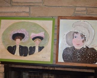 Miss Edna folk art