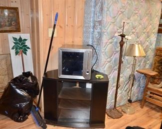 Cuisinart wine cooler, stereo stand