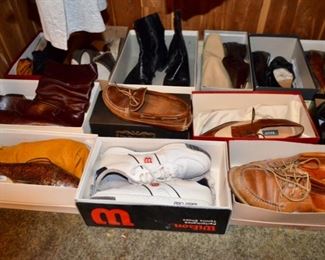 selection of men's shoes most size 9.5: L.L. Bean, Wilson, Cole Haan, Bally, Giorgio, Royal Imperial and more!