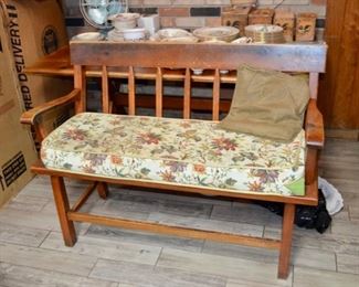 pine kitchen table & bench