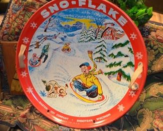 Sno-Flake snow disc from the 1950s-60s