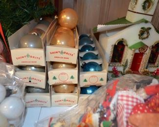 Shiny Brite glass ornaments