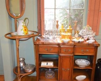 Rosenthal Netter, Italy rattan washstand $400;