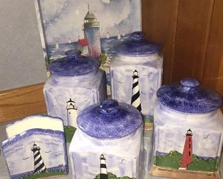 Lighthouse Canister Set