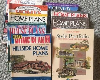 Assorted Home Plan Books/Magazines